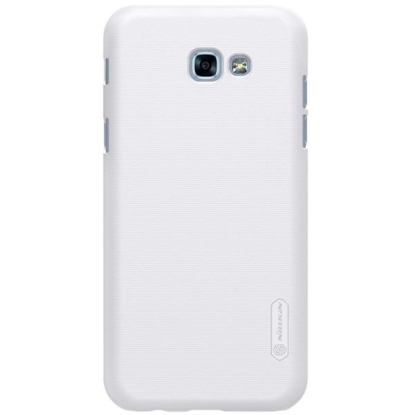 „Nillkin“ Frosted Shield dėklas - baltas + apsauginė ekrano plėvelė (Galaxy A5 2017)