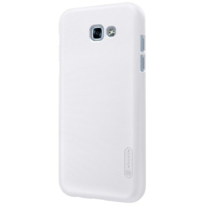 Samsung Galaxy A3 2017 (A320) Nillkin Frosted Shield balts plastmasas apvalks + ekrāna aizsargplēve / Vacins.lv
