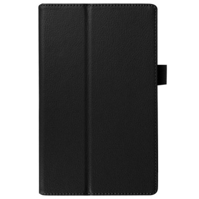 Asus Memo Pad 7 ME176C atverčiamas Litchi juodas odinis dėklas - knygutė / Priedai.lt