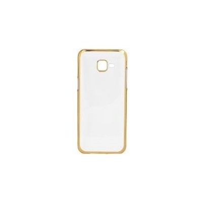 Samsung Galaxy A5 2016 (A510) Silikoninis skaidrus dėklas, auksinis / Priedai.lt