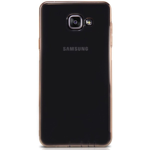 Pilnīgi aizsedzams TPU dzidrs apvalks - gaiši brūns (Galaxy A5 2016)