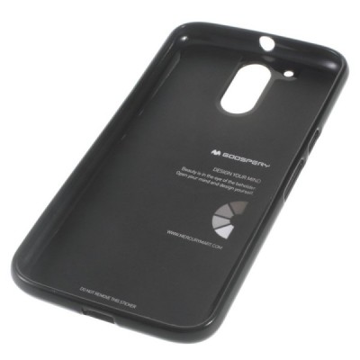Motorola Moto G4, Moto G4 Plus juodas Mercury kieto silikono (TPU) dėklas / Priedai.lt
