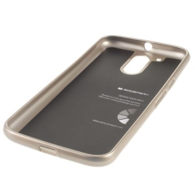 Motorola Moto G4, Moto G4 Plus auksinis Mercury kieto silikono (TPU) dėklas / Priedai.lt
