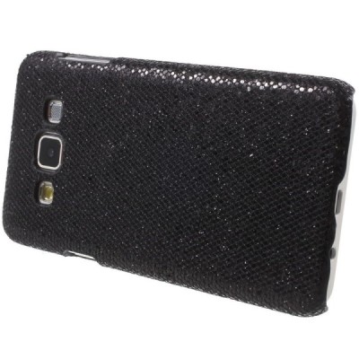 Samsung Galaxy A3 (A300) Fachion melns plastmasas apvalks / vacins.lv