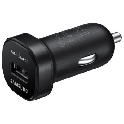 Origināls „Samsung“ Adaptive Fast Charging EP-LN930 melns autolādētājs ar type-C USB vadu (1800mA) / Vacins.lv