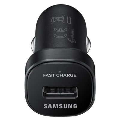 Origināls „Samsung“ Adaptive Fast Charging EP-LN930 melns autolādētājs ar type-C USB vadu (1800mA) / Vacins.lv
