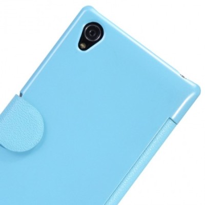 „Nillkin“ Fresh atverčiamas Sony Xperia Z1 mėlynas dėklas / Priedai.lt