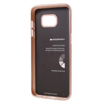 Samsung Galaxy S7 Edge (G935) Mercury rozā zelts cieta silikona (TPU) apvalks / Vacins.lv