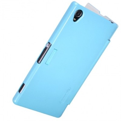 „Nillkin“ Fresh atverčiamas Sony Xperia Z1 mėlynas dėklas / Priedai.lt
