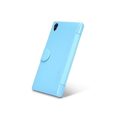„Nillkin“ Fresh atverčiamas Sony Xperia Z1 mėlynas dėklas / Priedai.lt