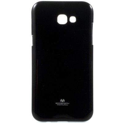 Samsung Galaxy A5 2017 (A520) Mercury juodas kieto silikono TPU dėklas - nugarėlė / Priedai.lt