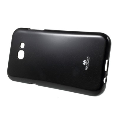 Samsung Galaxy A5 2017 (A520) Mercury juodas kieto silikono TPU dėklas - nugarėlė / Priedai.lt