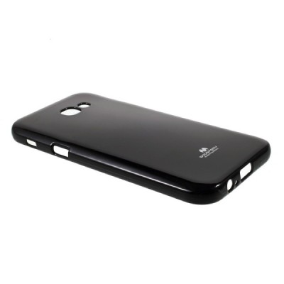Samsung Galaxy A5 2017 (A520) Mercury juodas kieto silikono TPU dėklas - nugarėlė / Priedai.lt