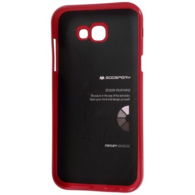 Samsung Galaxy A5 2017 (A520) Mercury tumši rozs cieta silikona (TPU) apvalks / vacins.lv