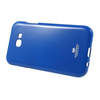 Samsung Galaxy A5 2017 (A520) Mercury tamsiai mėlynas kieto silikono TPU dėklas - nugarėlė / Priedai.lt