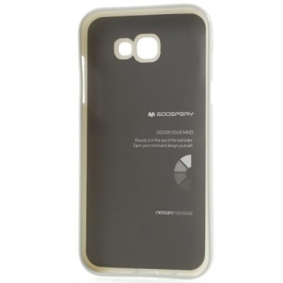 Samsung Galaxy A3 2017 (A320) Mercury baltas kieto silikono TPU dėklas - nugarėlė / Priedai.lt