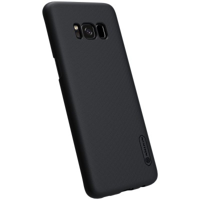 Samsung Galaxy S8 (G950) Nillkin Frosted Shield juodas plastikinis dėklas / Priedai.lt