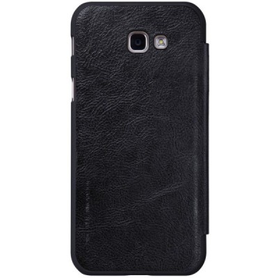Greznais „Nillkin“ Qin sērijas ādas atvērams melns Samsung Galaxy A3 (2017) A320 maciņš / Vacins.lv