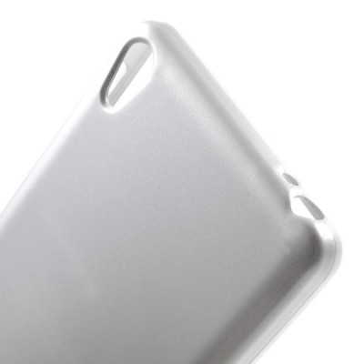 Sony Xperia E5 Mercury balts cieta silikona (TPU) futrālis / Vacins.lv