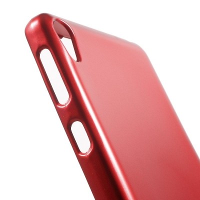 Sony Xperia E5 Mercury sarkans cieta silikona (TPU) futrālis / Vacins.lv