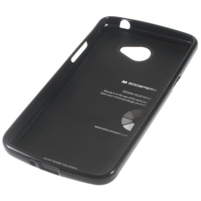 LG K5 (X220DSH) juodas Mercury kieto silikono (TPU) dėklas - nugarėlė / Priedai.lt