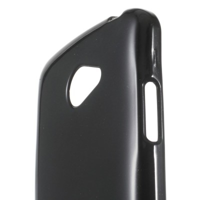 LG K5 (X220DSH) juodas Mercury kieto silikono (TPU) dėklas - nugarėlė / Priedai.lt
