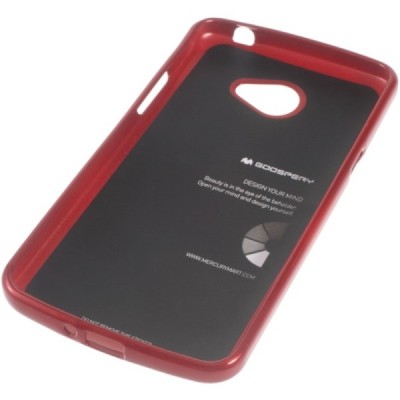 LG K5 (X220DSH) raudonas Mercury kieto silikono (TPU) dėklas - nugarėlė / Priedai.lt