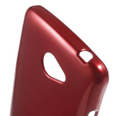 LG K5 (X220DSH) raudonas Mercury kieto silikono (TPU) dėklas - nugarėlė / Priedai.lt