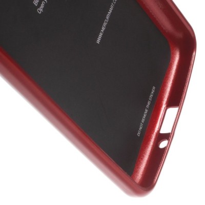 LG K5 (X220DSH) raudonas Mercury kieto silikono (TPU) dėklas - nugarėlė / Priedai.lt