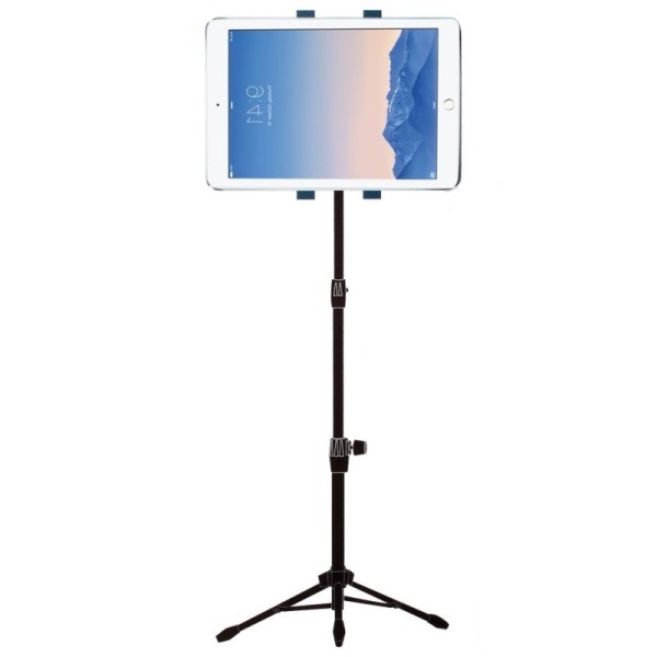 „Tripod Stand“ universāls planšetdatora turētājs - melns