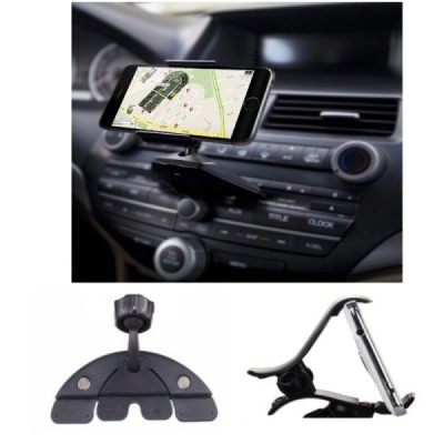 „CD Slot“ kompakts autoturētājs - melns / Vacins.lv