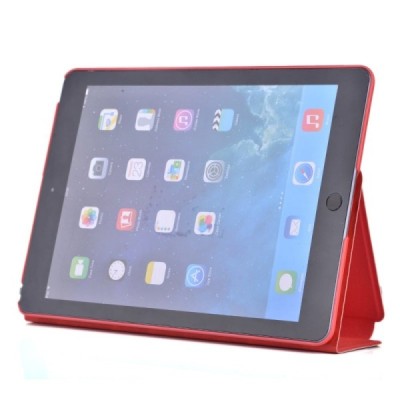 Apple iPad Pro 12,9" atvēramais smart case sarkans maciņš / Vacins.lv