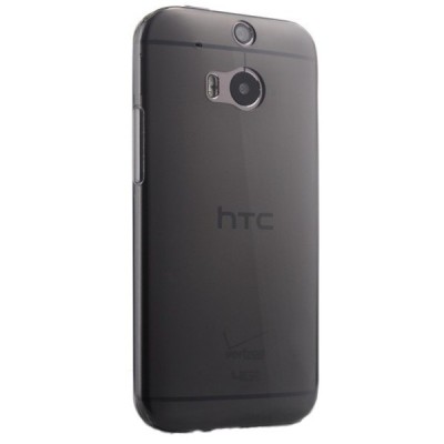 HTC One M8 matētas, pelēks cieta silikona futrālis / Vacins.lv