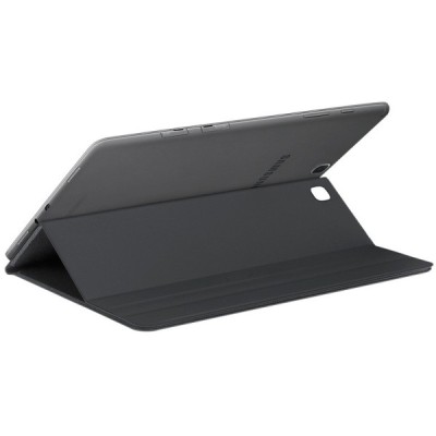 Origināls Samsung Galaxy Tab A 9.7 (T555, T550) Book Cover atvēramais tumši pelēks maciņš / Vacins.lv