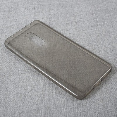 Xiaomi Redmi Note 4 dzidrs pelēks (caurspīdīgs) cieta silikona TPU pasaulē planākais apvalks / Vacins.lv