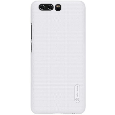 Huawei P10 Nillkin Frosted Shield balts plastmasas apvalks + ekrāna aizsargplēve / Vacins.lv