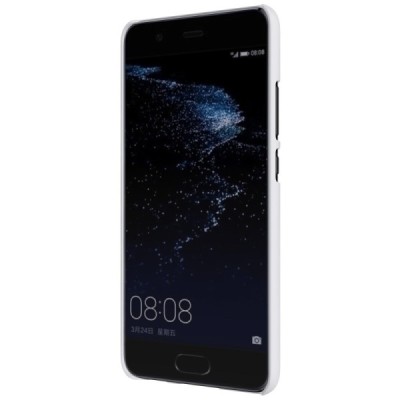 Huawei P10 Nillkin Frosted Shield balts plastmasas apvalks + ekrāna aizsargplēve / Vacins.lv