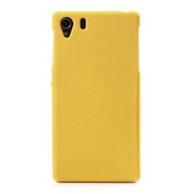 Sony Xperia Z1 Jelly Case dzeltens cieta silikona (TPU) futrālis / Vacins.lv