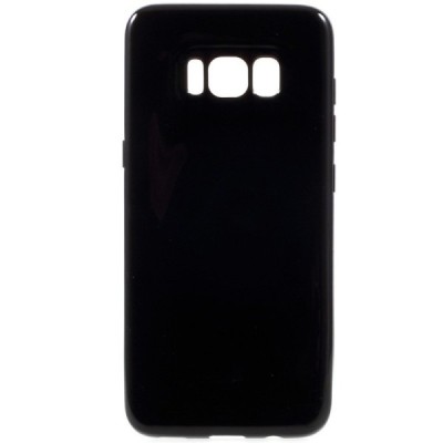 Samsung Galaxy S8 (G950) kieto silikono TPU juodas dėklas - nugarėlė / Priedai.lt