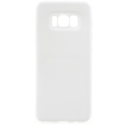 Samsung Galaxy S8 (G950) cieta silikona (TPU) balts apvalks / vacins.lv