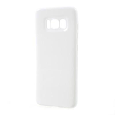 Samsung Galaxy S8 (G950) cieta silikona (TPU) balts apvalks / vacins.lv