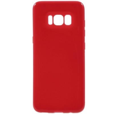 Samsung Galaxy S8 (G950) cieta silikona (TPU) sarkans apvalks / vacins.lv