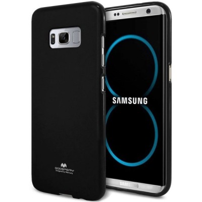 Samsung Galaxy S8 (G950) Mercury juodas kieto silikono tpu dėklas - nugarėlė / Priedai.lt