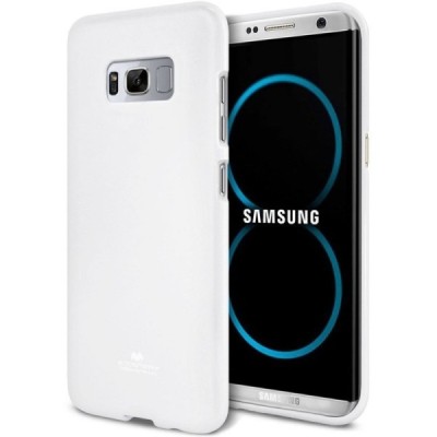 Samsung Galaxy S8 (G950) Mercury baltas kieto silikono tpu dėklas - nugarėlė / Priedai.lt