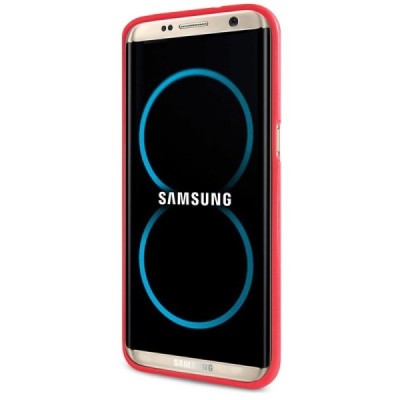 Samsung Galaxy S8+ (G955) Mercury tamsiai rožinis kieto silikono tpu dėklas - nugarėlė / Priedai.lt