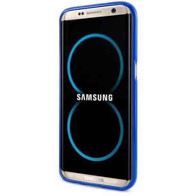 Samsung Galaxy S8+ (G955) Mercury tumši zils cieta silikona (TPU) apvalks / vacins.lv