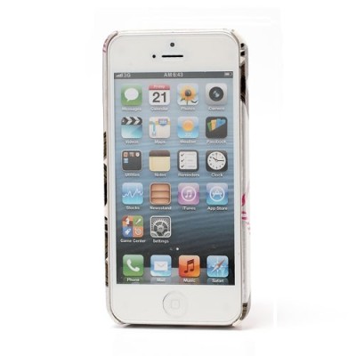 Apple iPhone 5, Apple iPhone 5S „Burberry“ stils sudraba apvalks / vacins.lv