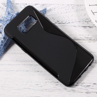 Samsung Galaxy S8 (G950) silikoninis TPU juodas dėklas - nugarėlė / Priedai.lt