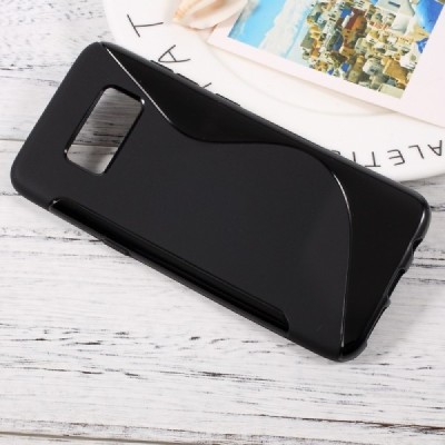 Samsung Galaxy S8 (G950) silikoninis TPU juodas dėklas - nugarėlė / Priedai.lt