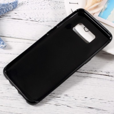 Samsung Galaxy S8+ (G955) cieta silikona (TPU) melns apvalks / vacins.lv
